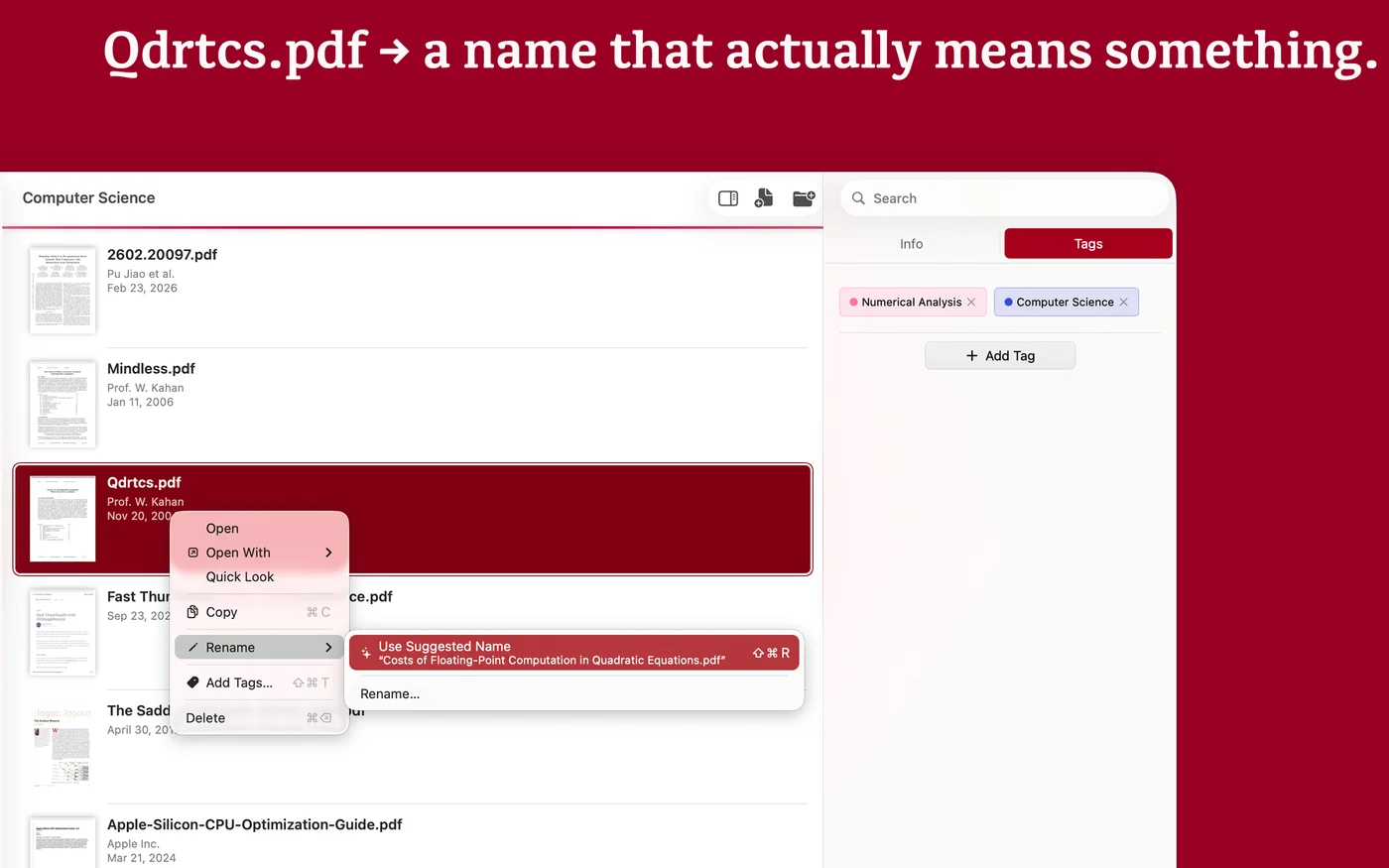 AI-suggested filename for a cryptically named PDF